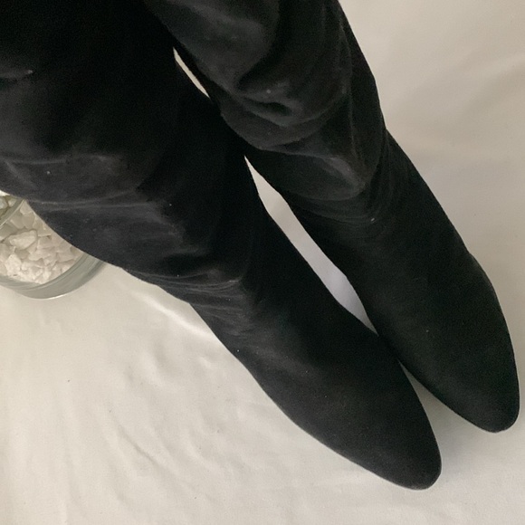 MANOLO BLAHNIk Slouchy Suede Leather Boots - Picture 8 of 15